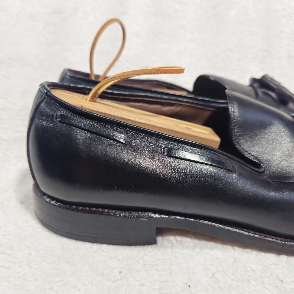 Allen Edmonds Black Leather Tassel Loafers Size 9 C